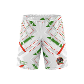 Short motif avec poches zip | Cabardes