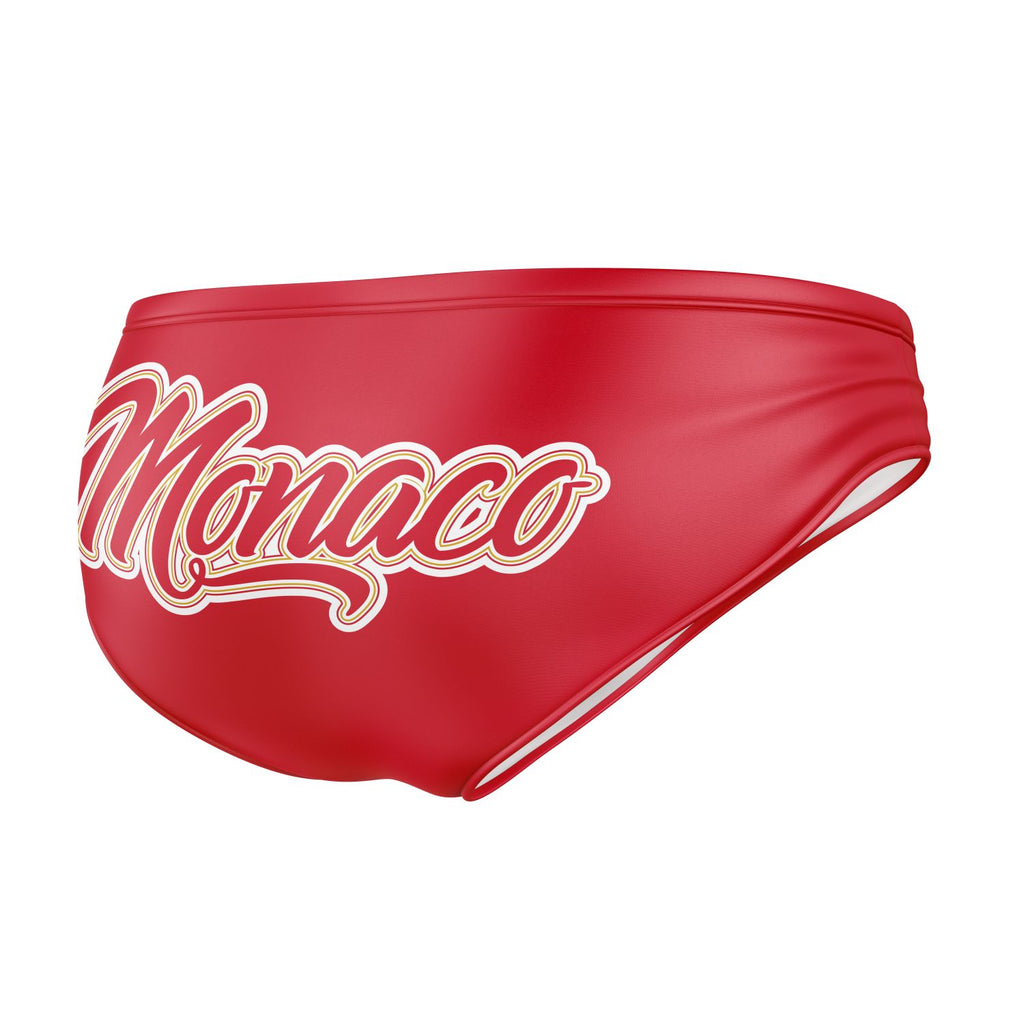 Slip de bain rouge | Monaco Rugby