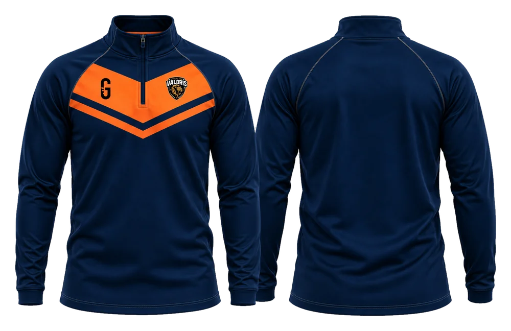 Veste quart de zip, rendu 3D